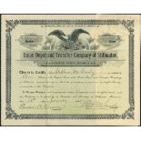 Union Depot and Transfer Company of Stillwater, certificate for 1 share, Stillwater 189[7], #19,
