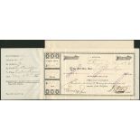 Perris and Lakeview Railway Company (CA), $100 shares, 189[1908], #15, a stock form for use by any