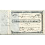 Washington and Columbia River Railway Company, (WA), $100 shares, 189[9], #37, signed by George H.