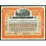 Chicago Bonds and Shares. Chicago Railways Series Two Participation Certificate 5 Equal Parts,