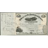 Stillwater and St. Paul Railroad Company, $100 shares, 18[90]], #205, issued to the St.Paul & Duluth