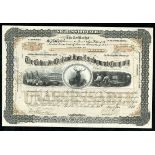 Colorado Coal and Iron Development Company, $100 shares, 1893, No. 776, brown underprint, stag,