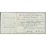 Drummond and Philipsburg Railroad Co. (MT), $100 shares, Helena, Montana 18[87], #3, signed by