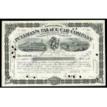 Pullman's Palace Car Company (IL), Chicago, $100 shares, 1893, No. 23716, Signed by General Horace