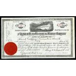 Beaver Head Hydraulic Mining Company (NY & ID), Lemhi County, Idaho mines, $10 shares, 1881, No.