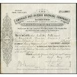 Republic of Cuba, 5% Interior Loan, 1905, bond for 100 pesos, #31755, allegorical females flank coat