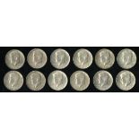 U.S. Silver Coin Assortment. 1) 90% Silver Dimes, Quarters and Half Dollars. $24.25 face value. 2)