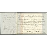 Spokane and Palouse Railway Company (Washington Territory), $100 shares, 18[88], #21, signed by