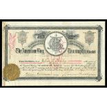 Share Certificate Assortment. American Bag Loaning 1883; Kentucky Wagon Manufacturing 1897;