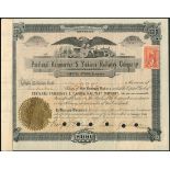 Portland, Vancouver & Yakima Railway Company (WA), $100 shares, 1[898], #3, issued to Louis
