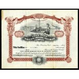 United States Wireless Printing Telegraph Company (WA), San Francisco office, $10 shares, 1908,