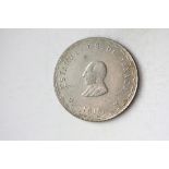 Mexico. Revolutionary. Oaxaca. Provisional Government. 2 Pesos, 1915. 13.72 gms. Benito Juarez