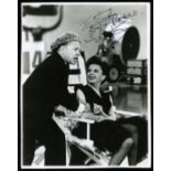 Show-biz superstar Pair: Mickey Rooney. Show business legend. Intriguing Judy Garland seated by