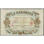 La Habanera l´Industrie des Tabacs en Russie. Action F 250, Anvers, 21.Décembre 1899. #0751. Decora