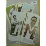 Carr's Biscuits, a complete set of 20 cards from the Sports Cricket Card series from 1968, in good