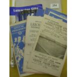 Leicester City, a collection of 64 home programmes, including 1949/50 Hull City, 1950/51 Notts