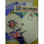 1966 World Cup, England v West Germany, a programme from the Final game played on 30/07/1966, in