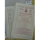 Tooting And Mitcham Utd, a collection of 95 home programmes, 1950/51 (14), 1951/52 (6), 1952/53 (
