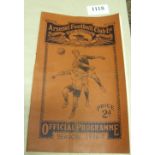 1936 England v Hungary, a programme from the game played at Arsenal on 02/12/1936.