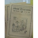 Tottenham, a collection of 3 home programmes from games played in the FA Cup, 30/01/37 Plymouth,