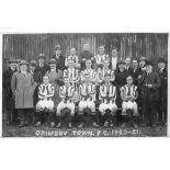 1921/1922 Grimsby Town, 'original' team group picture postcard, taken from The Harry Storer