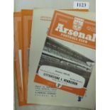 Arsenal, a collection of 5 programmes for games played at Arsenal, 1947 FAAC Final, Wimbledon v