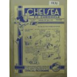 1938/39 Chelsea v Everton, a programme from the game played on 08/04/1939.