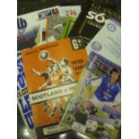 A collection of over 100 programmes from Minor Cups, 1st & Last seasons, etc, includes good