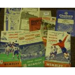 A collection of 9 football programmes in various condition, to include 1938/39 Arsenal v Stoke City,
