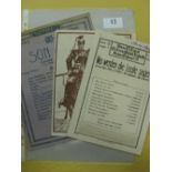 World War One, Knockaloe Internment Camp, Isle Of Man, a collection of 3 very rare programmes from