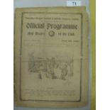 1920/21 Tottenham v Bristol Rovers, a programme from the FA Cup game played on 08/01/1921, slight