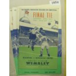 FA Cup Finals, a collection of 5 programmes in various condition, 1951, 1957 to 1960.