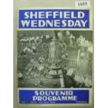 1934/35 Sheffield Wednesday v Grimsby Town, a programme from the game played on 04/05/1935, this