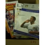 A collection of over 100 programmes from European games from both the UK and overseas from the