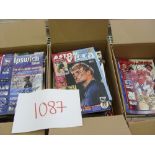 Tottenham, a collection of over 200 autographed home & away programmes, from the late 1990's,