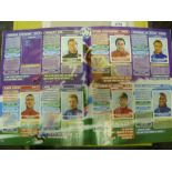 Autographs, a 1998 Panini Superplayers Sticker Album, with 262 signed stickers, to include Fowler,