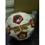 Manchester Utd, a modern football as officially licensed by the club, with over 15 signatures in