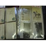 Horse Racing, a collection of postcards, of which over 40 are from 1900 to the 1930's, plus modern