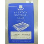 FA Charity Shield, Everton v Liverpool, a programme, in very good condition, from the game played on