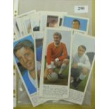 Carr's Biscuits, a complete set of 20 cards from the Sports Soccer Card series from 1968, in good