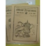 Tottenham, a collection of 2 home programmes from games played in the FA Cup, 17/02/34 Aston