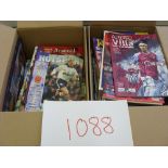 Arsenal, a collection of 140 autographed home & away programmes, from the late 1990's, early 2000's,