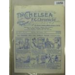 1930/31 Chelsea v Arsenal, a programme from the FA Cup tie, played on 24/01/1931, folded, worn.