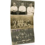 1928/1929 Derby County, 'Original' Picture Postcard, Pictured Is Harry Storer, John Barker + Another