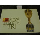 1970 World Cup Final, a Brazil FA special brochure, the large format Celebratory Pictorial Brochure,