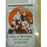 1934 England v Scotland, a programme from the game played at Wembley on 14/04/1934, slight rusty