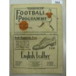 1933/34 Liverpool v Huddersfield, a programme from the game played on 30/03/1934, also covers the