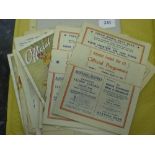 A collection of 42 football programmes from the 1940's in various condition, to include 1945/46