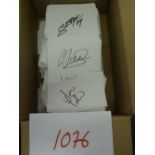 2014/15 Autographs, a collection of 964 signed white cards, a wide variation of players from the