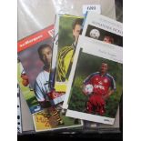 Autographs, European Players, a collection of 114 signed promotional cards from Germany, Austria and